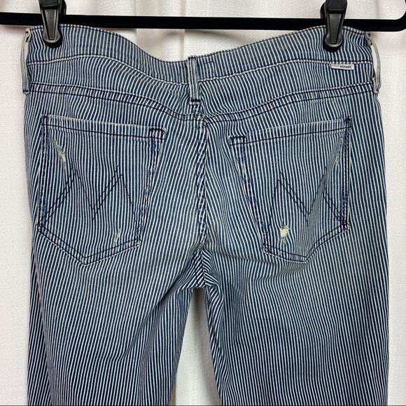Mother The Vamp On The Road Destroy Wash Ankle Jeans Sz.27 - Picture 11 of 15